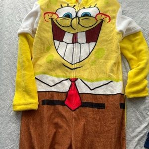 Adult Sponge-Bob Onesie
